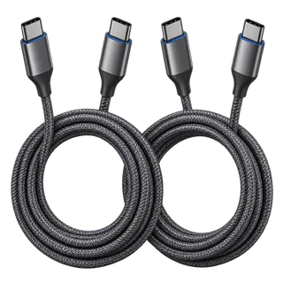 LISEN 240W USB-C Cable 2m 2-Pack