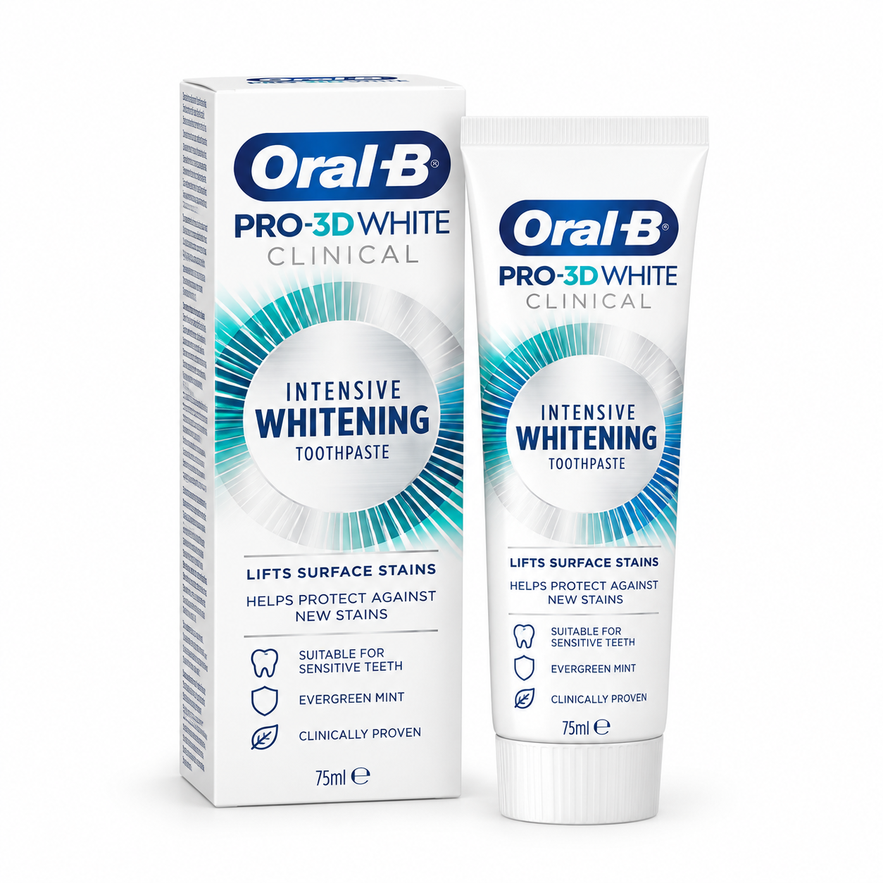 Oral-B Pro-3D White Clinical Intensive Whitening toothpaste