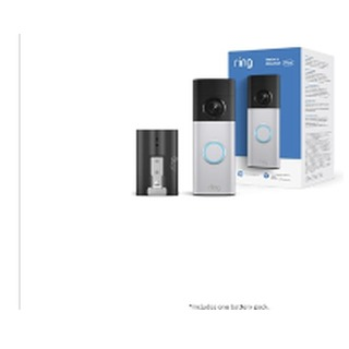 Ring Battery Video Doorbell Plus (newest gen), Retinal 2K